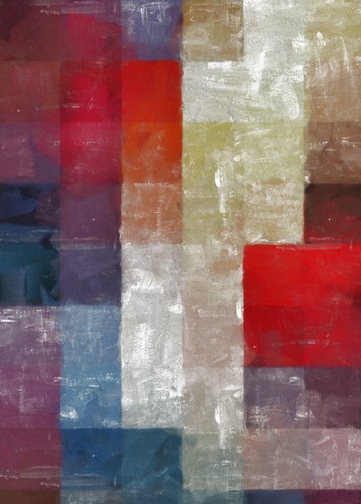 Ohne Titel mit Rot von Alex Caminker